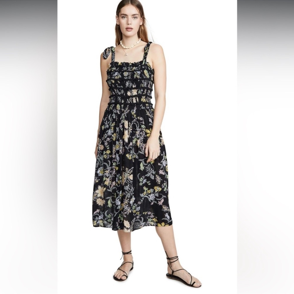 Free People Isla Floral Midi sundress